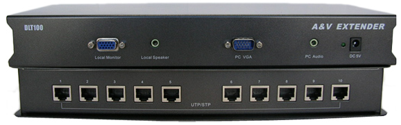 Audio Video 10 Port Extender